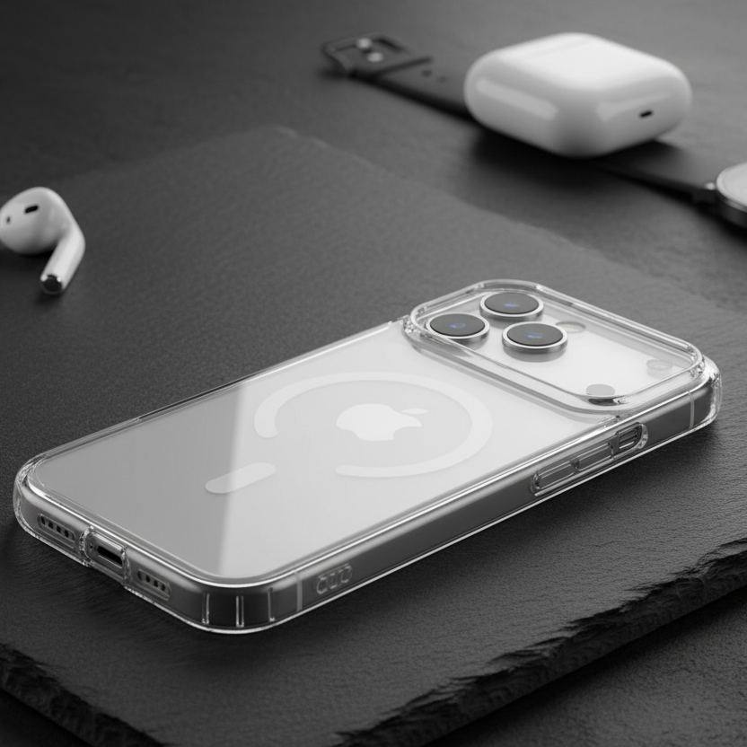 iPhone 17 Pro Anti-Yellow MagSafe Clear Case